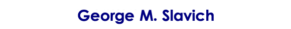 George M. Slavich